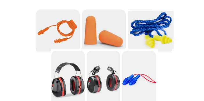 Protección auditiva industrial y accesorios de seguridad